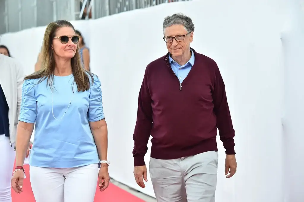 Melida y Bill Gates en 2018, tres años antes de su divorcio. (Fuente: Externa)