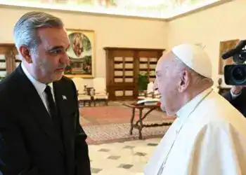 Luis Abinader y el Papa Francisco