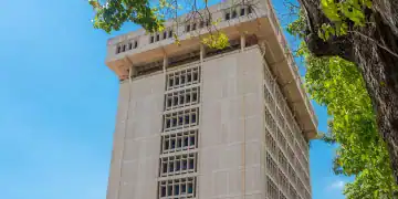 Fachada del Banco Central de la República Dominicana - DIARIO FINANCIERO