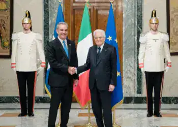 Luis Abinder y Marcelo de Sousa