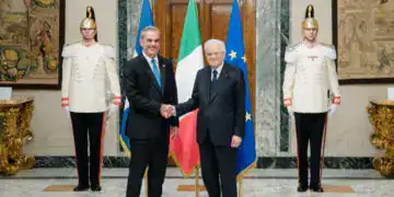 Luis Abinder y Marcelo de Sousa