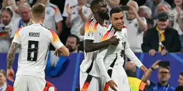 Imagen de los jugadores de la selección Alemana de Futbol en la Eurocopa 2024