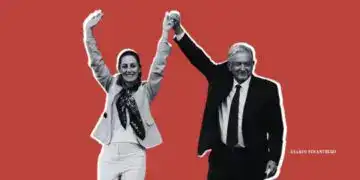 Claudia Sheinbaum y López Obrador