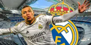 Mbappé con uniforme Real Madrid (Fuente: Externa)
