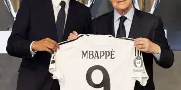 Mbappé y Florentino Pérez