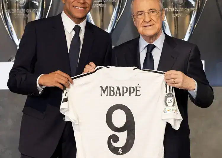 Mbappé y Florentino Pérez