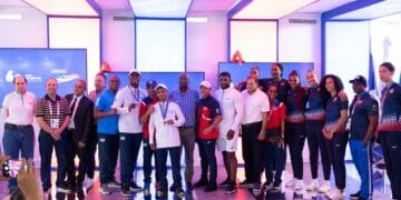 DSC09963 Atletas olímpicos y miembros de la delegación dominicana que participó en los Juegos Olímpicos de París 2024.