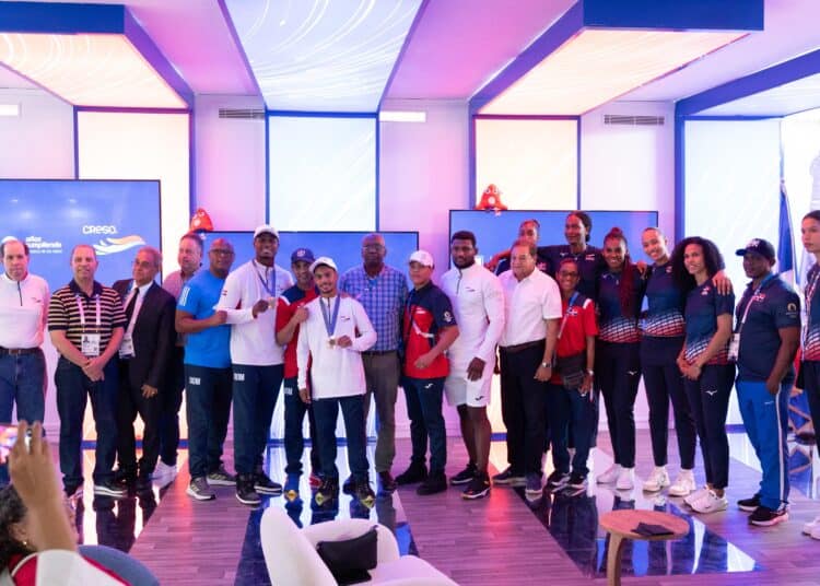 DSC09963 Atletas olímpicos y miembros de la delegación dominicana que participó en los Juegos Olímpicos de París 2024.