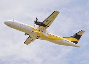 El avión, un bimotor de modelo ATR-72-500 de la aerolínea Voepass