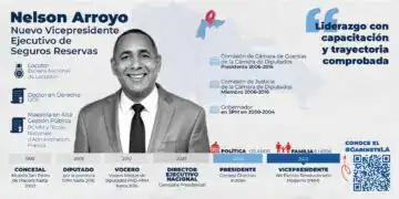 El presidente Luis Abinader designó a Nelson Arroyo como vicepresidente ejecutivo de Seguros Reservas.