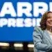 La vicepresidenta Kamala Harris habla en un acto de campaña en Atlanta el 30 de julio de 2024. Crédito: Elijah Nouvelage/AFP/Getty Images
