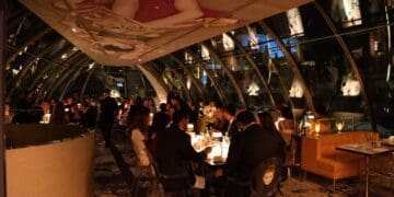 Cena del Banco Popular en el marco de la feria turística IFTM-Top Resa, en Francia.