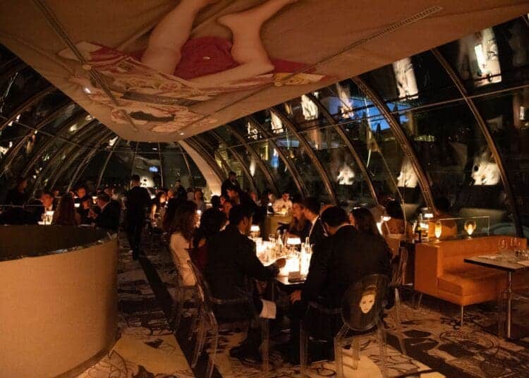 Cena del Banco Popular en el marco de la feria turística IFTM-Top Resa, en Francia.