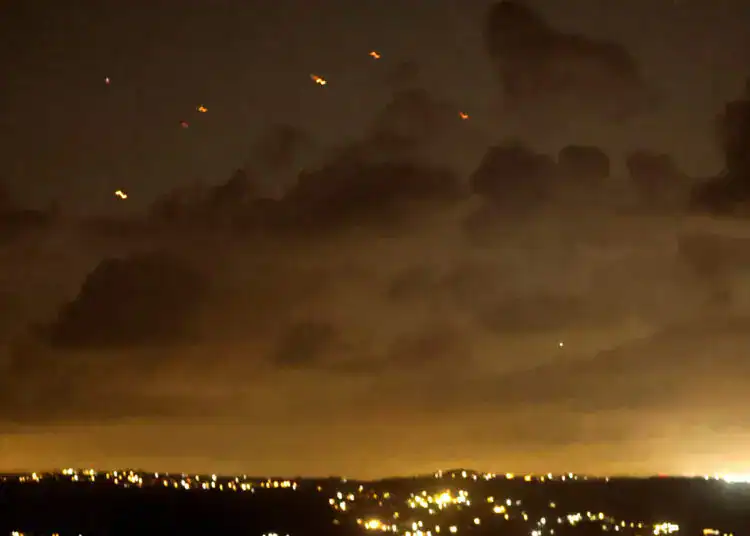 Ataque de Irán contra Israel. Foto: Reuters.