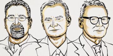 Los ganadores del Nobel de Economía 2024: Daron Acemoglu, Simon Johnson y James Robinson (The Nobel Prize/@NobelPrize)