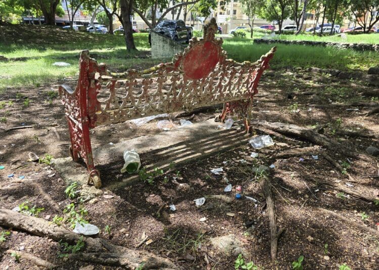 Estado actual parque de la fraternidad 7/12