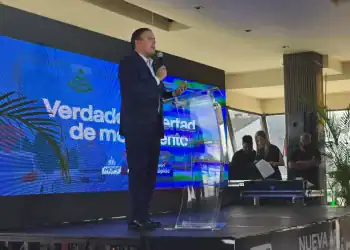Jean Luis Rodríguez, Director de RD VIAL en el lanzamiento de la nueva app de Paso Rápido / DIARIO FINANCIERO RD