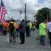 Estibadores protestan este martes en un muelle de Port Elizabeth, en la terminal Maher, parte del puerto de Nueva York y Nueva Jersey. Foto EFEEstibadores protestan este martes en un muelle de Port Elizabeth, en la terminal Maher, parte del puerto de Nueva York y Nueva Jersey. Foto EFE Imagen