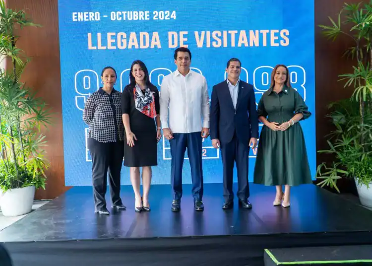 David Collado presentando los números de turismo 2024