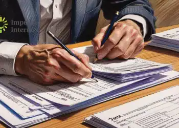 Imagen ilustrativa declarando impuestos (Diario Financiero RD)