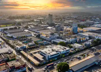 Foto aerea de Merca SID, parte del Grupo SID