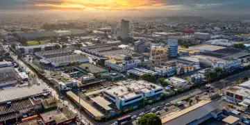 Foto aerea de Merca SID, parte del Grupo SID