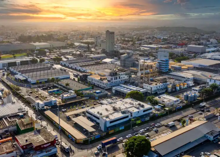 Foto aerea de Merca SID, parte del Grupo SID