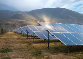 Foto de paneles solares