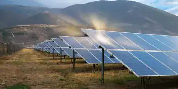 Foto de paneles solares