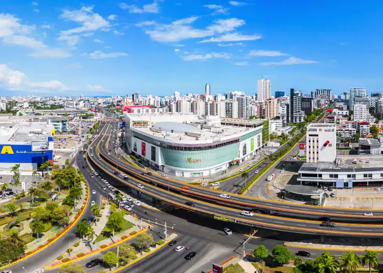 Dominican,Republic,,Santo,Domingo,-,April,23,,2023:,Aerial,Panorama