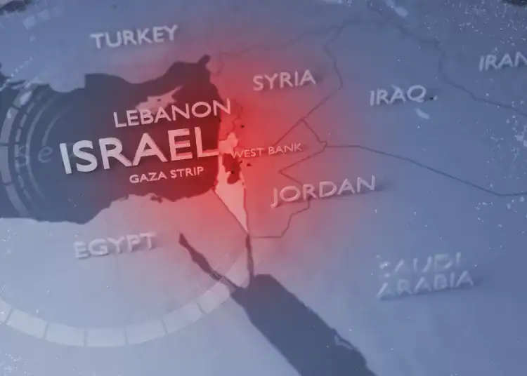 Conflicto entre Israel y Palestina en la Ribera Occidental y la Faja de Gaza.