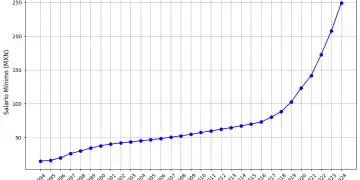 Evolución del Salario Mínimo en México (1994-2024)