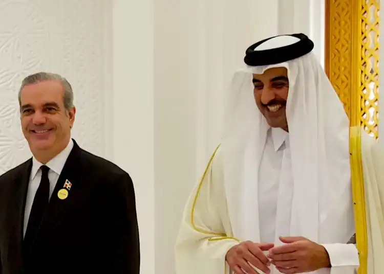 Presidente Abinader con Emir de Qatar