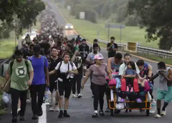 Caravana de inmigrantes de México hacia Estados Unidos / Fuente Externa