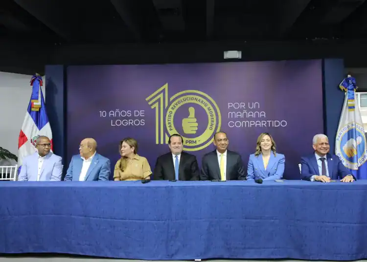 Celebración de los 10 años del PRM