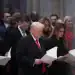 Donald Trump durante ceremonia