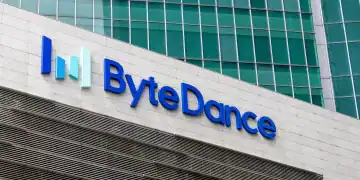Singapore-feb,10,,2024:,Close,Up,Bytedance,Company,Logo,On,Office