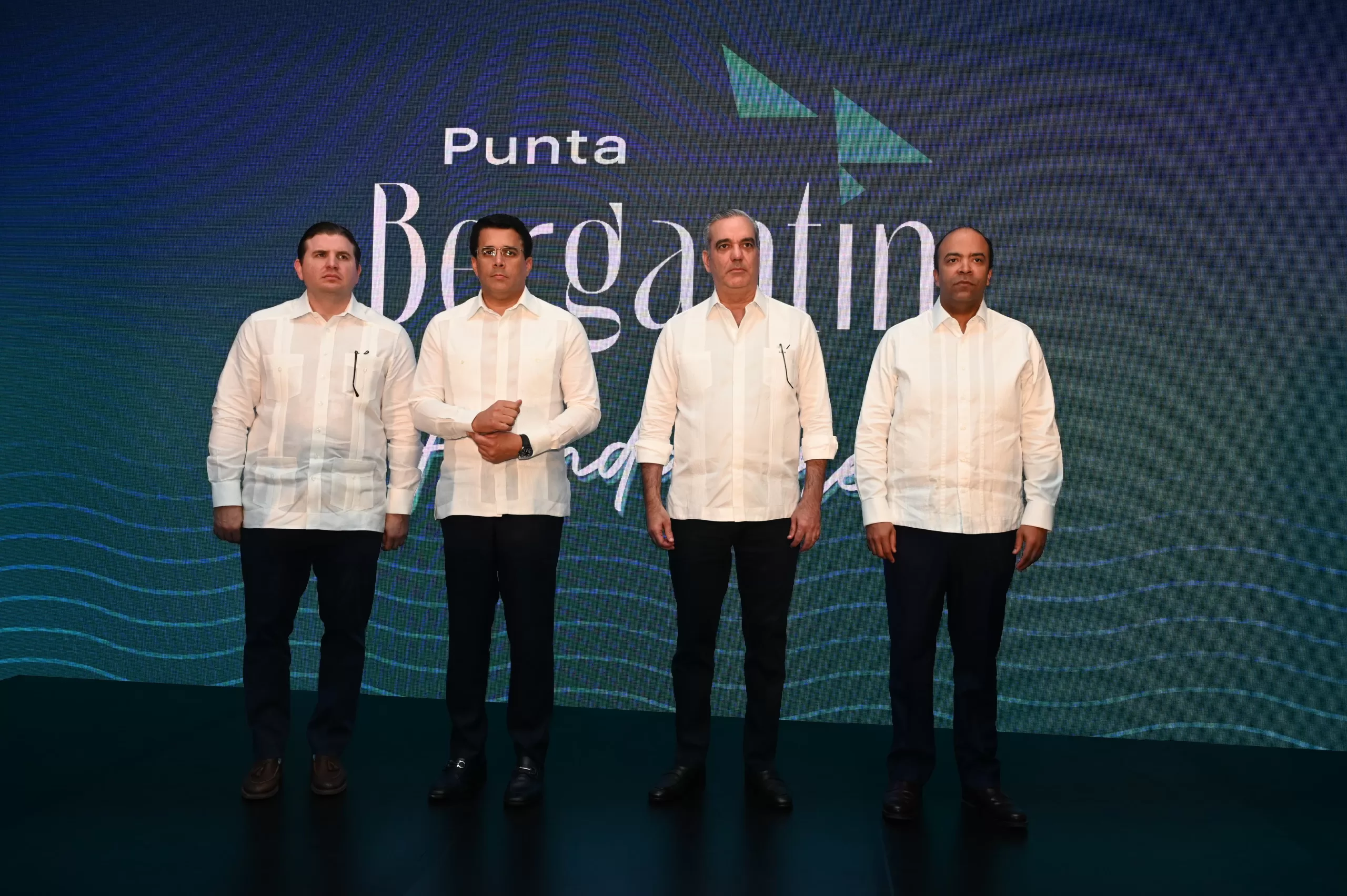 Andrés Marranzini, David Collado, Luis Abinader y Samuel Pereyra