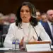 Tulsi Gabbard, nominada por el presidente Donald Trump como directora de Inteligencia Nacional, llega a su comparecencia ante la Comisión de Inteligencia del Senado en su audiencia de confirmación, en el Capitolio, el jueves 30 de enero de 2025, en Washington. (Fuente: Externa)