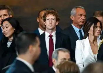 Mark Zuckerberg en toma de posesión de Trump - DIARIO FINANCIERO