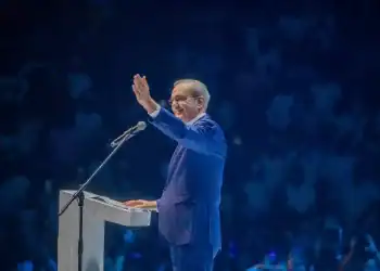 Luis Abinader en el discurso de los 10 años del PRM