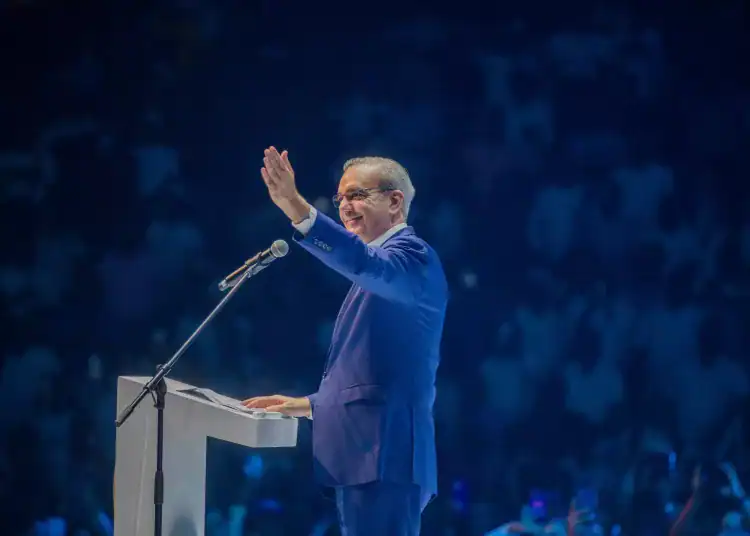 Luis Abinader en el discurso de los 10 años del PRM