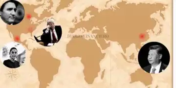 Ilustración Tensión Mexico, Canda y China con EE UU Diario Financiero RD