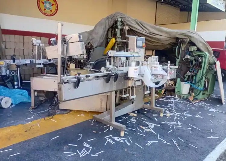 Ministerio Público Desmantela laboratorio clandestino de cigarrillos - (Fuente: Externa) - DIARIO FINANCIERO