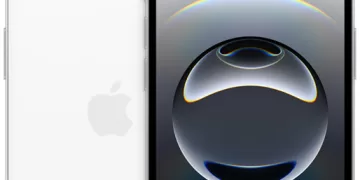 Imagen del iPhone 16e, foto tomada de la página de Apple