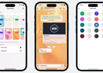 Fotomontaje de los temas de whatsapp (Via: Whatsapp Beta Info) - DIARIO FINANCIERO