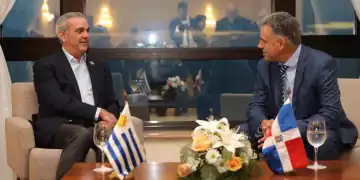 Abinader se reúne con Yamandú Orsi /Fuente: Presidencia RD