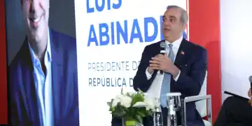 Presidente Luis Abinader en Almuerzo de AMCHAMDR