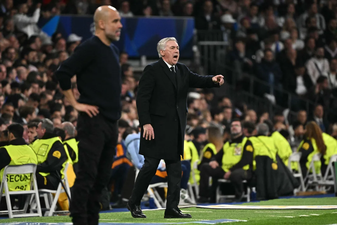 Pep Guardiola y Carlo Ancelotti