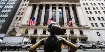 La Bolsa de Nueva York.